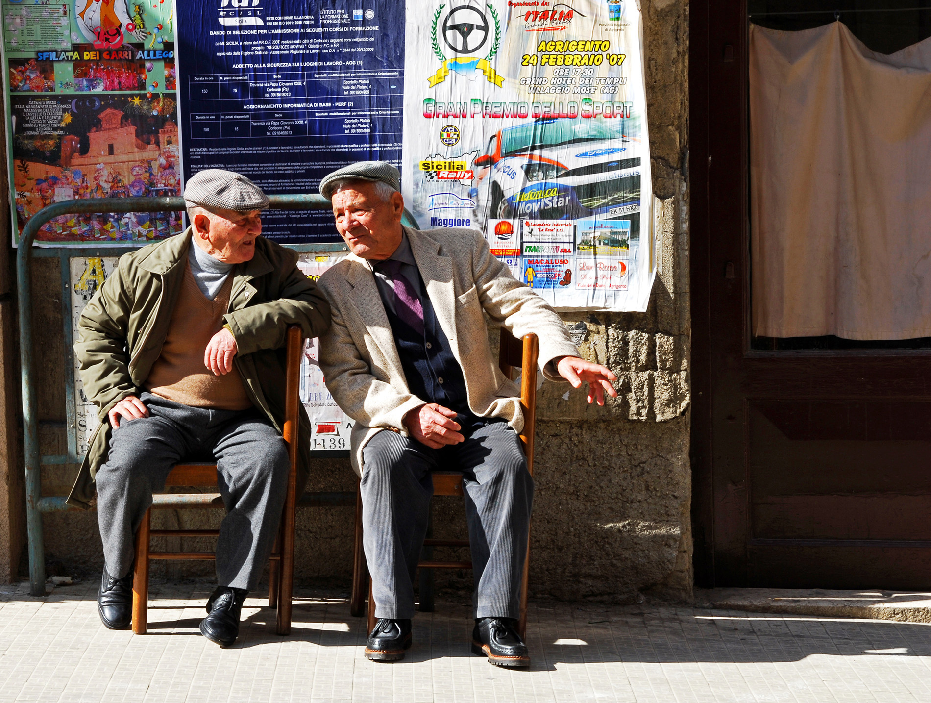 Corleone — Two old friends, the afternoon sun, and time enough to talk