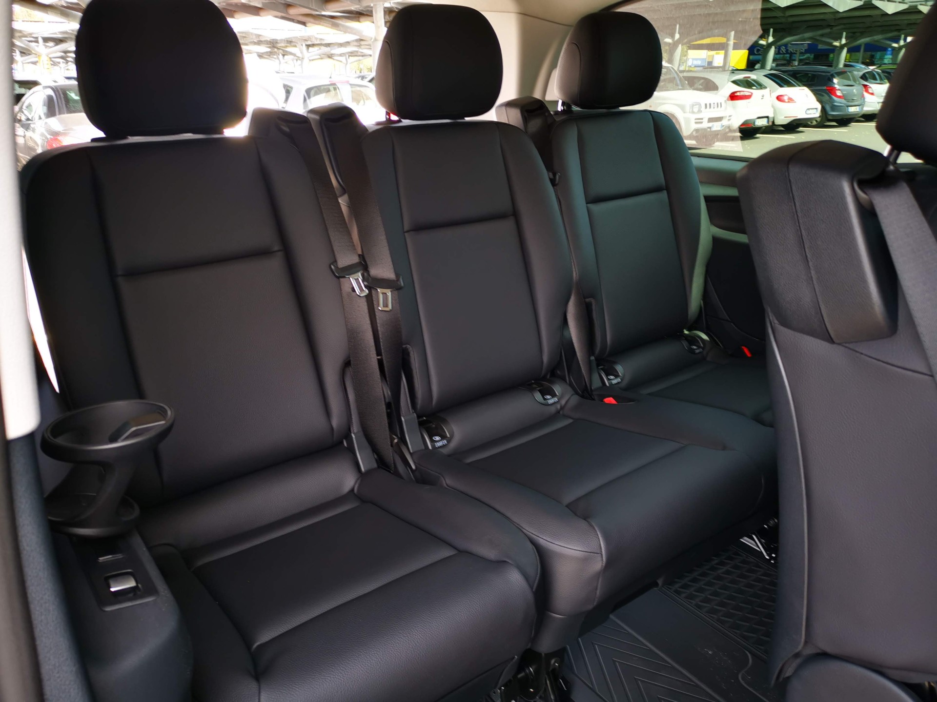 Leather captain seats — room to stretch