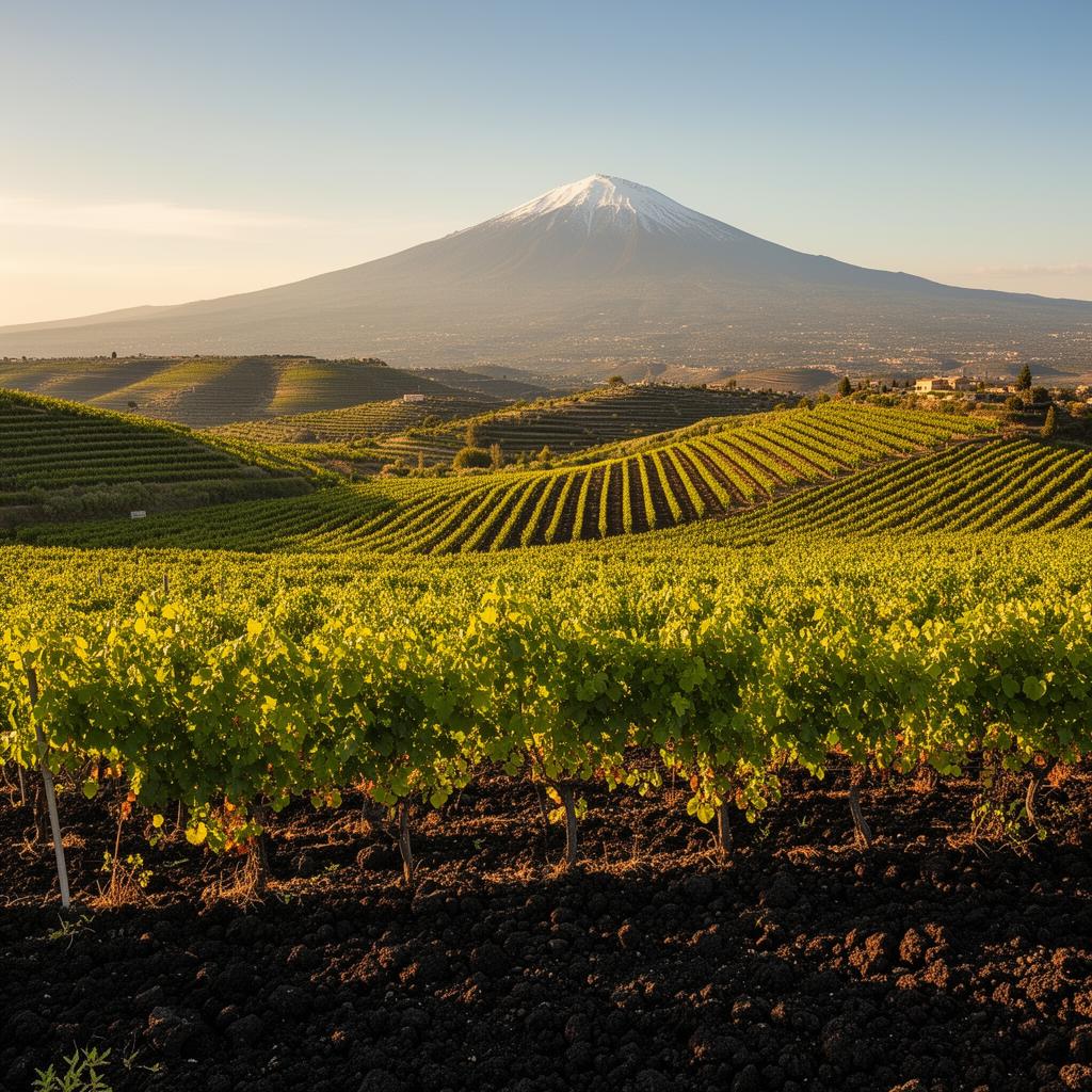Etna — Vineyards on volcanic soil